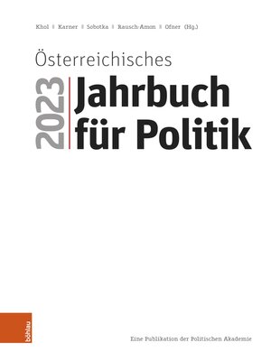 cover image of Österreichisches Jahrbuch für Politik 2023